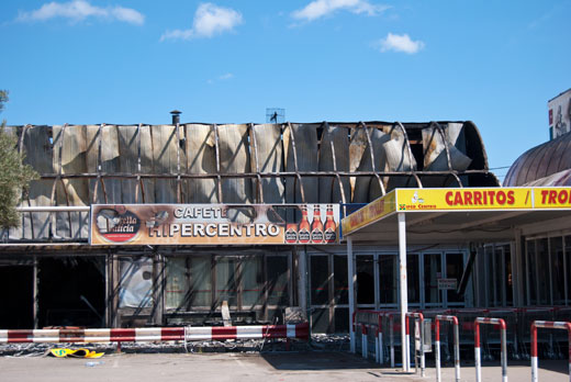 Incendio hipercentro Sant Antoni