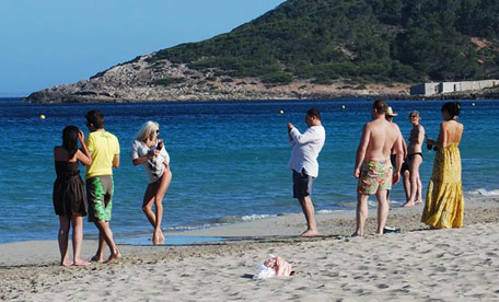 Playa d´en Bossa en Ibiza