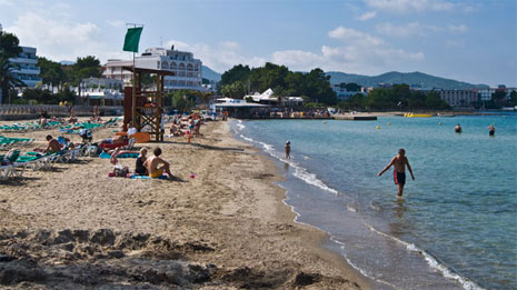 Playa de Es Pouet en Ibiza