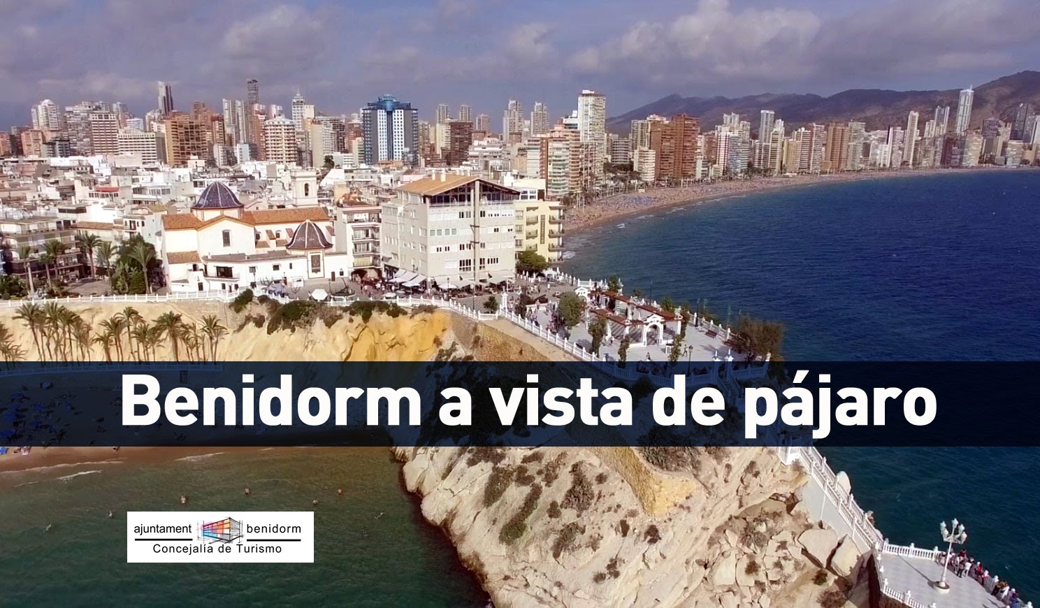 visita aerea a benidorm en alica