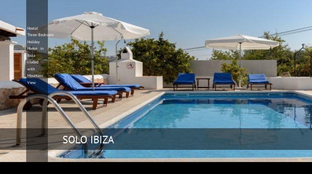 Hostal Three-Bedroom Holiday Home in Ibiza ciudad with Mountain View, opiniones y reserva