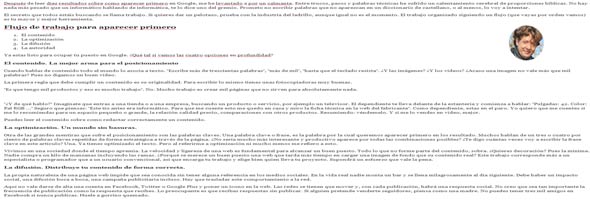 como aparecer primero en google contenidos
